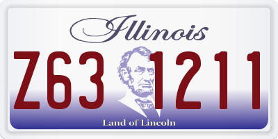 IL license plate Z631211