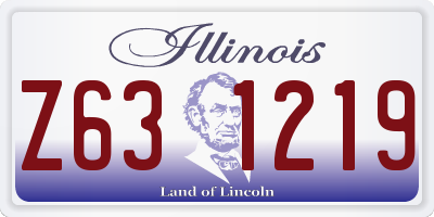 IL license plate Z631219