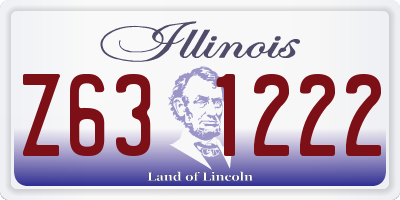 IL license plate Z631222