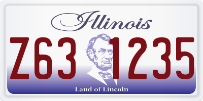 IL license plate Z631235