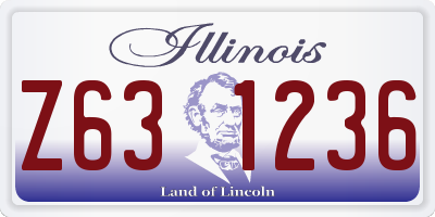 IL license plate Z631236