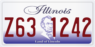 IL license plate Z631242