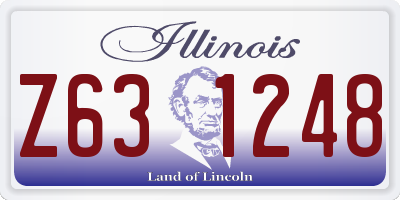 IL license plate Z631248