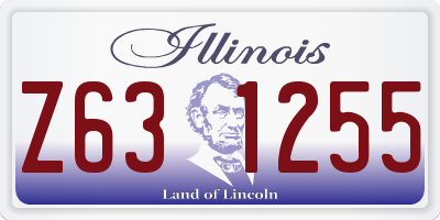 IL license plate Z631255