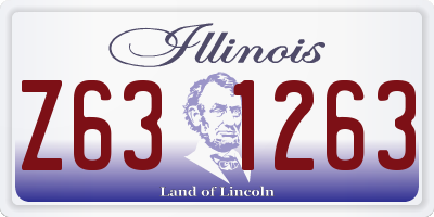 IL license plate Z631263