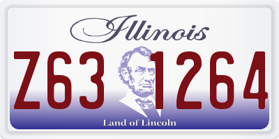 IL license plate Z631264
