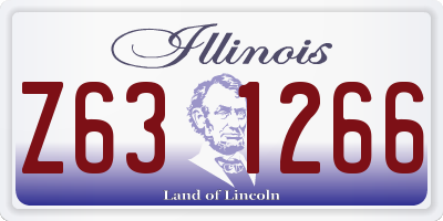 IL license plate Z631266