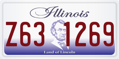 IL license plate Z631269