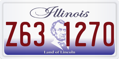 IL license plate Z631270