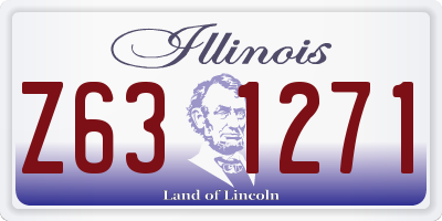 IL license plate Z631271