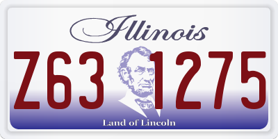 IL license plate Z631275
