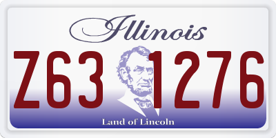 IL license plate Z631276