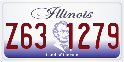IL license plate Z631279