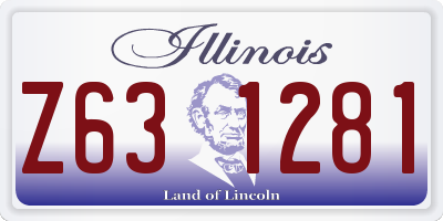 IL license plate Z631281