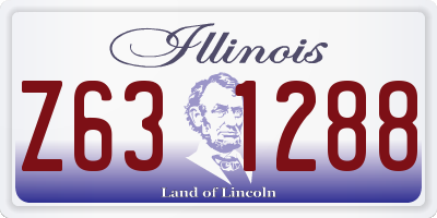 IL license plate Z631288