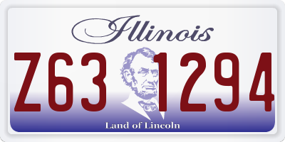 IL license plate Z631294