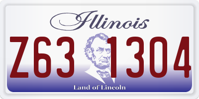 IL license plate Z631304
