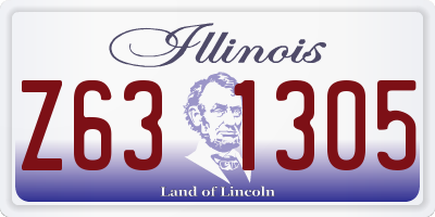 IL license plate Z631305