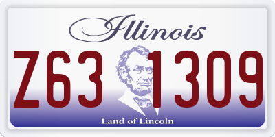 IL license plate Z631309