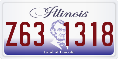 IL license plate Z631318