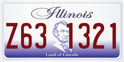 IL license plate Z631321