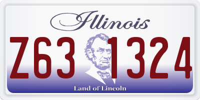 IL license plate Z631324