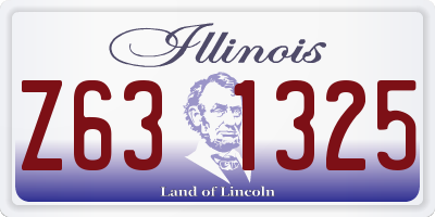IL license plate Z631325