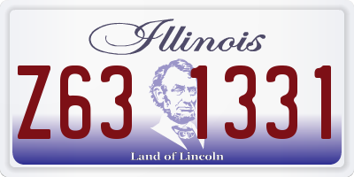 IL license plate Z631331