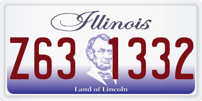 IL license plate Z631332