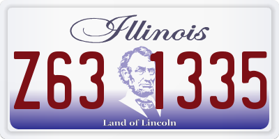 IL license plate Z631335