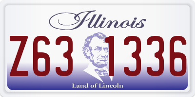 IL license plate Z631336
