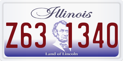 IL license plate Z631340