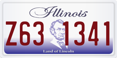 IL license plate Z631341