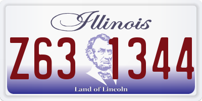 IL license plate Z631344