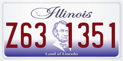 IL license plate Z631351