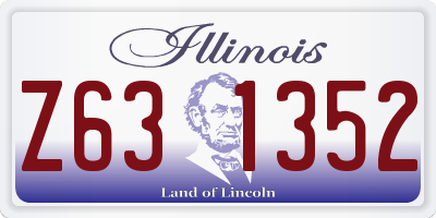 IL license plate Z631352