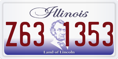 IL license plate Z631353