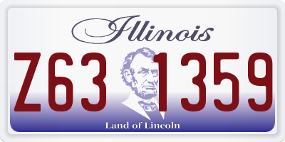 IL license plate Z631359