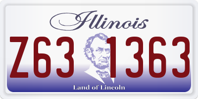 IL license plate Z631363