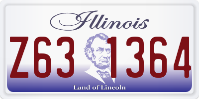 IL license plate Z631364