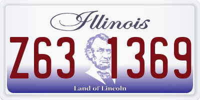 IL license plate Z631369