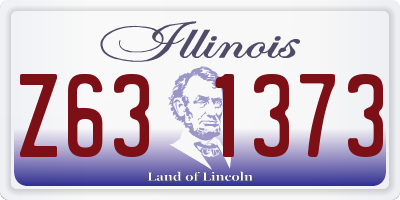 IL license plate Z631373