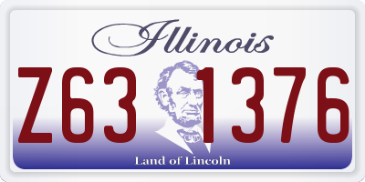 IL license plate Z631376