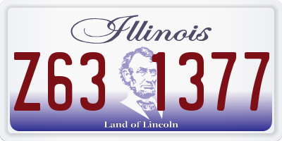 IL license plate Z631377