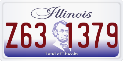 IL license plate Z631379