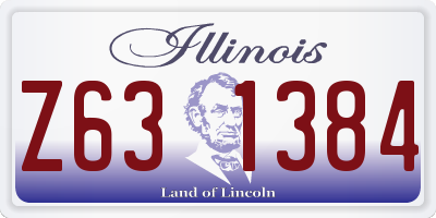 IL license plate Z631384