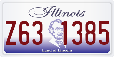 IL license plate Z631385