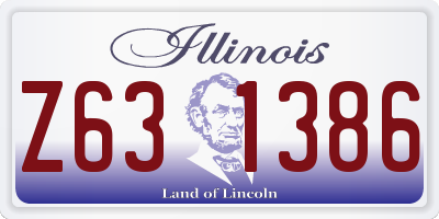 IL license plate Z631386