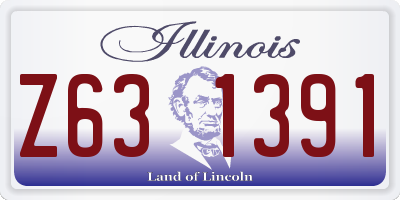 IL license plate Z631391