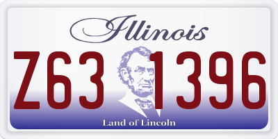 IL license plate Z631396